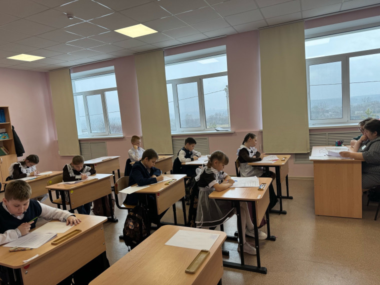 В МОУ «Зинаидинская основная общеобразовательная школа» стартовали Всероссийские проверочные работы..